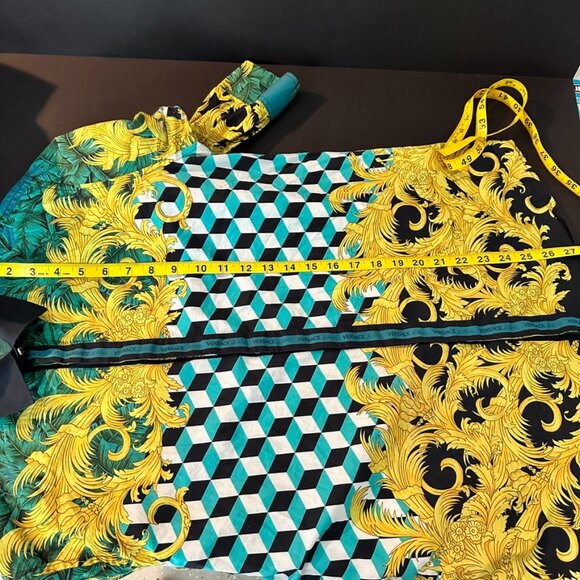 Versace Jeans Cube Baroque Print Sportshirt Button Up Shirt Size S - Picture 11 of 12